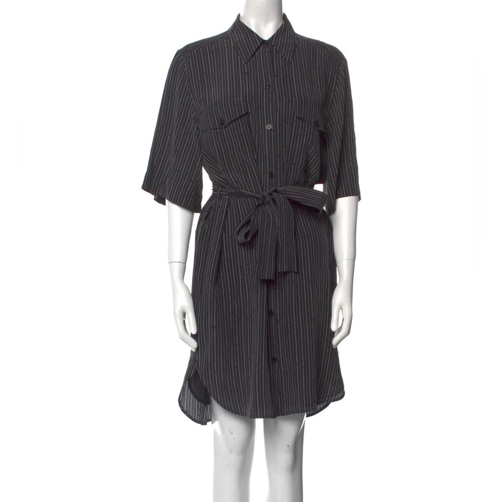 Equipment Femme Amadee Stripe Silk Shirt Dress